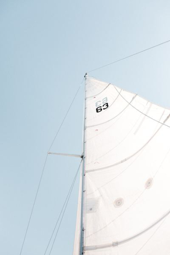 white boat sail white boat sail