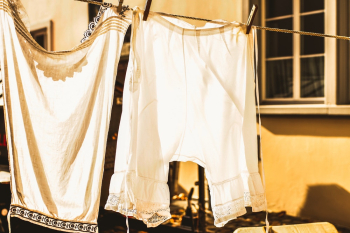 White Bottoms on Clothes Line White Bottoms on Clothes Line