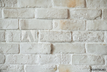 White brick wall background White brick wall background