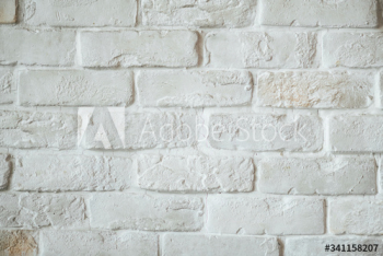 White brick wall background White brick wall background