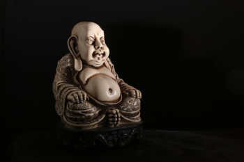 White Budah Figurine White Budah Figurine