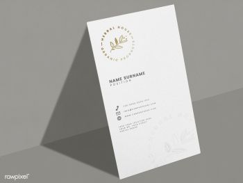 White business card | Free stock psd mockup - 560319