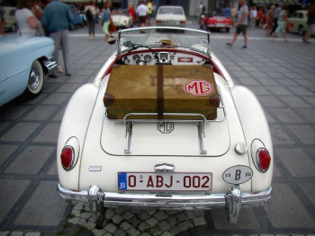 White Classic Mg Car White Classic Mg Car