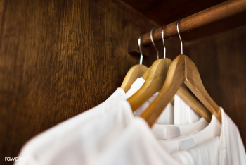 White clothes hanging in a wardrobe | Free stock photo - 429320 White clothes hanging in a wardrobe | Free stock photo - 429320