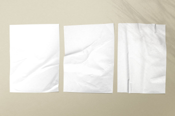White crinkled paper on beige | Free Photo - rawpixel White crinkled paper on beige | Free Photo - rawpixel
