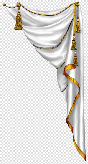 White curtain template, Window Curtain Door Shower, ribbon transparent background PNG clipart