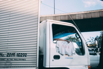 white delivery truck white delivery truck
