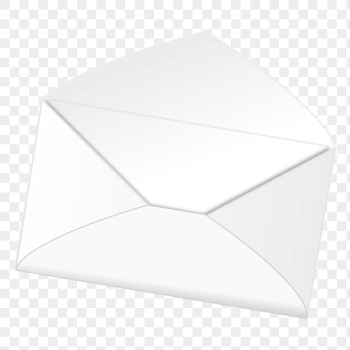 White envelope png sticker, transparent | Free PNG - rawpixel