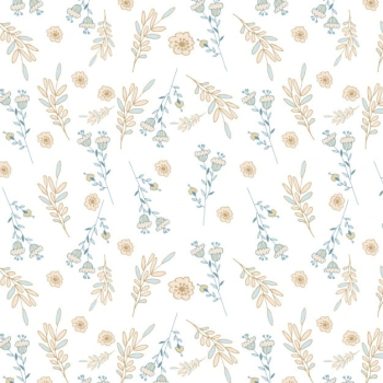White floral pattern White floral pattern