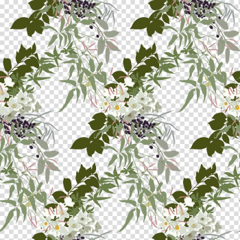 White flowers with green leaves illustration, Jasmine Flower Floral design Pattern, lilac transparent background PNG clipart