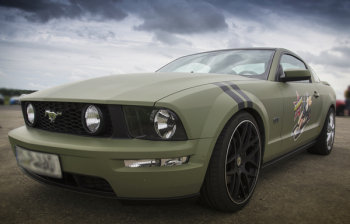 White Ford Mustang Coupe White Ford Mustang Coupe