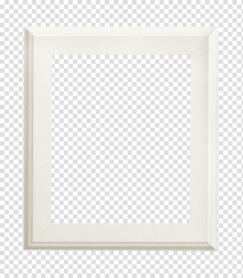 White frame illustration, Digital frame Wood frame, Simple white wood frame transparent background PNG clipart