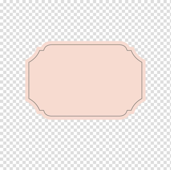 White frame , Paper Angle Pattern, Pink Box transparent background PNG clipart