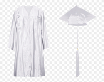 White - Graduation Toga For Elementary