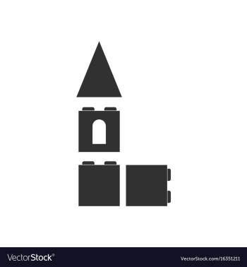 White icon on black background children vector image White icon on black background children vector image