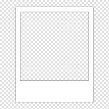 White instant frame, Frames Polaroid Corporation Drawing, polaroid transparent background PNG clipart