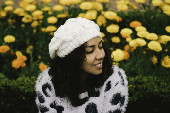 White Knitted Hat White Knitted Hat