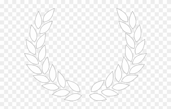 White Laurel Wreath Vector White Laurel Wreath Vector