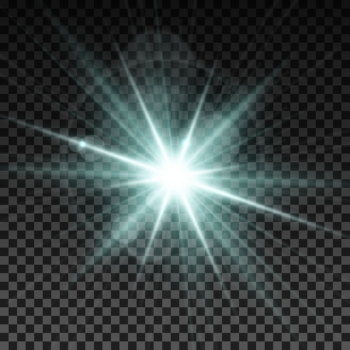 White light flash effect White light flash effect