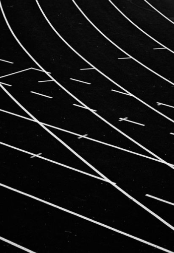 white lines on track field white lines on track field