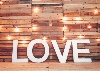White Love Free Standing Letters White Love Free Standing Letters