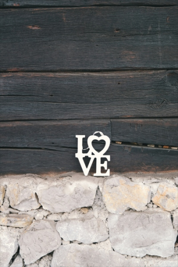 White Love Wooden Decor White Love Wooden Decor