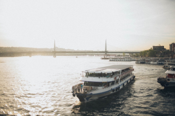 White Passenger Boat White Passenger Boat