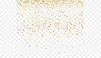 White Pattern - Gold stars falling 