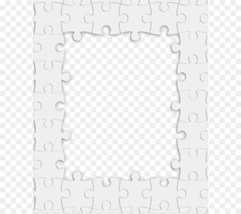 White Pattern - Jigsaw template 