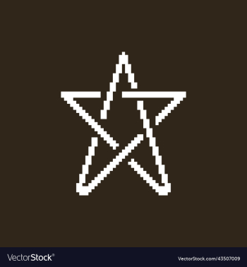 white pentagram star sign white pentagram star sign