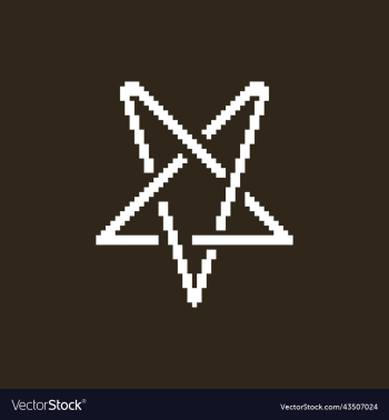white pentagram star sign white pentagram star sign