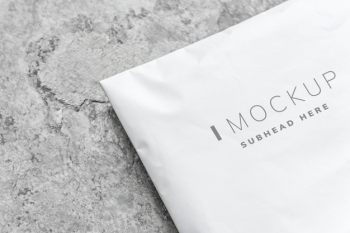 White plastic envelope packaging mockup Free Psd White plastic envelope packaging mockup Free Psd