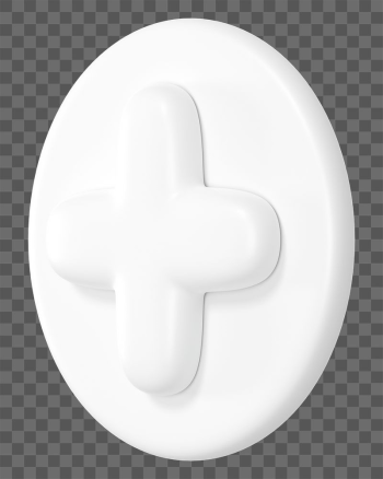 White plus sign png 3D | Free PNG - rawpixel