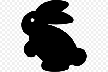 White Rabbit Easter Bunny Clip art - Rabbit Silhouette Cliparts 