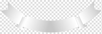 White ribbon illustration, Black and white Product Pattern, White Banner transparent background PNG clipart