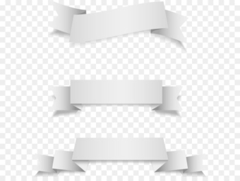 White ribbon - Vector Folding White Ribbon White ribbon - Vector Folding White Ribbon