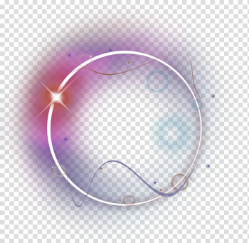 White ring illustration, Light Halo effect, Colorful halo effect of light elements transparent background PNG clipart