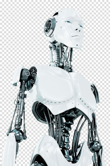 White robot , Robotics Mechanical Engineering Futurism, White robots transparent background PNG clipart