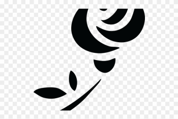 White Rose Clipart Leaf - Black And White Rose Symbol White Rose Clipart Leaf - Black And White Rose Symbol