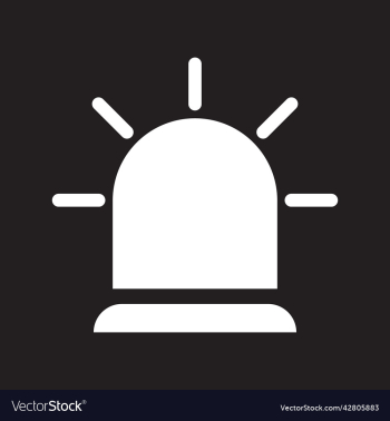 white siren icon or logo white siren icon or logo