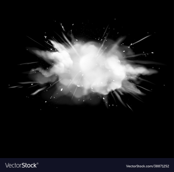 white smoke powder explosion with particles white smoke powder explosion with particles