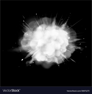 white smoke powder explosion with particles white smoke powder explosion with particles