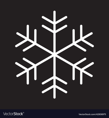 white snowflake icon or logo white snowflake icon or logo