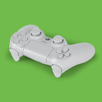 white Sony PS4 controller white Sony PS4 controller
