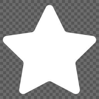 White star shape png sticker, | Free PNG - rawpixel