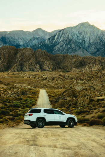 White Suv on Road