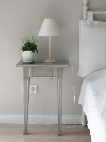 white table lamp on gray end table white table lamp on gray end table