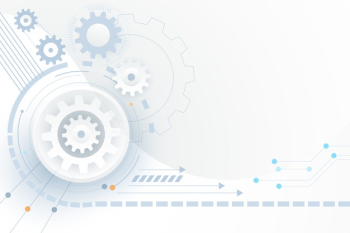 White technology background Free Vector