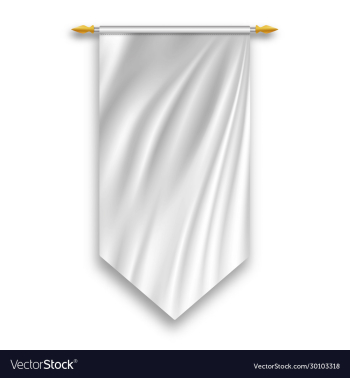 white textile banners and flags