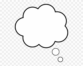 White Thought Bubble Transparent White Thought Bubble Transparent